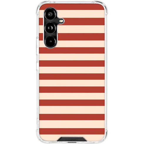 Neutral Stripes Galaxy A54 5G Clear Case