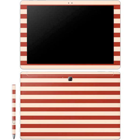 Neutral Stripes Galaxy Book 12in Skin