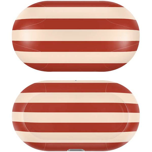 Neutral Stripes Galaxy Buds Plus Skin