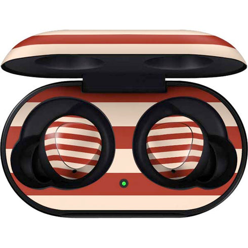 Neutral Stripes Galaxy Buds Skin