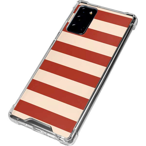 Neutral Stripes Galaxy Note20 5G Clear Case