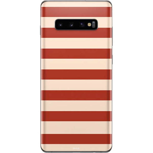 Neutral Stripes Galaxy S10 Plus Skin