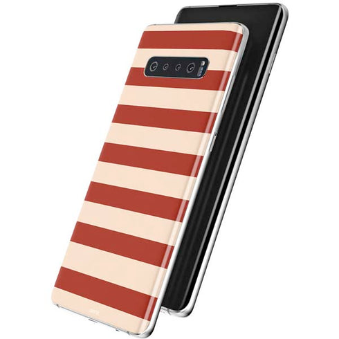 Neutral Stripes Galaxy S10 Plus Skin