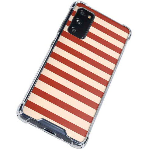 Neutral Stripes Galaxy S20 FE Clear Case