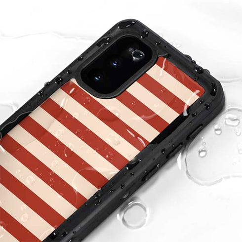 Neutral Stripes Galaxy S20 Waterproof Case