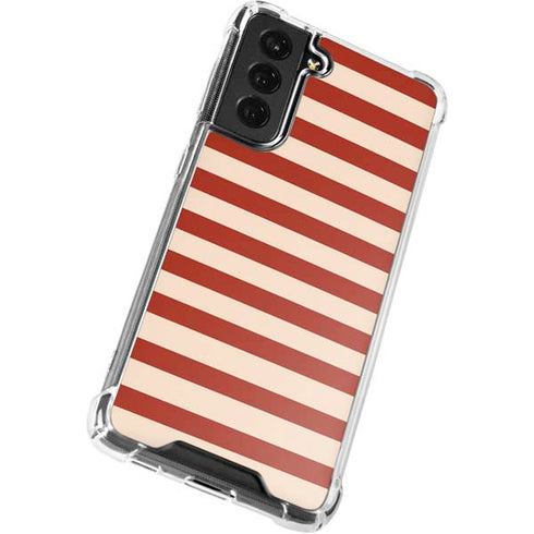 Neutral Stripes Galaxy S21 FE Clear Case