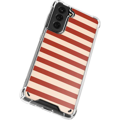 Neutral Stripes Galaxy S21 Plus 5G Clear Case