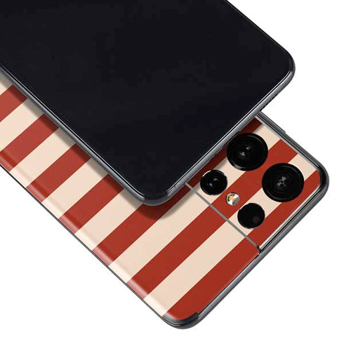 Neutral Stripes Galaxy S21 Ultra 5G Skin
