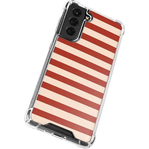Neutral Stripes Galaxy S22 Clear Case