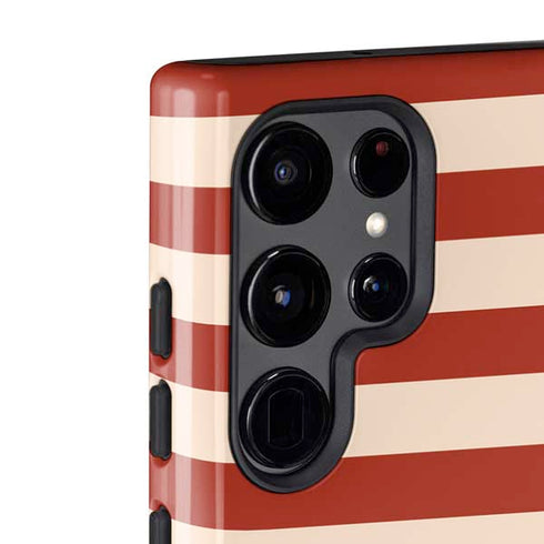 Neutral Stripes Galaxy S22 Ultra Pro Case