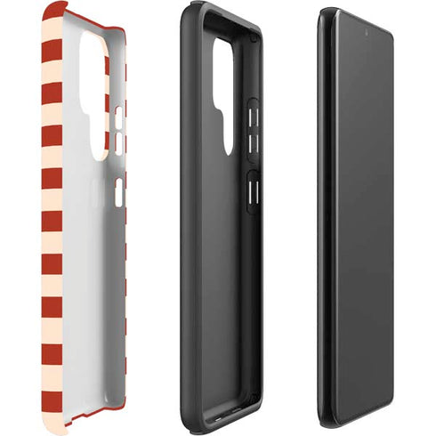 Neutral Stripes Galaxy S22 Ultra Pro Case