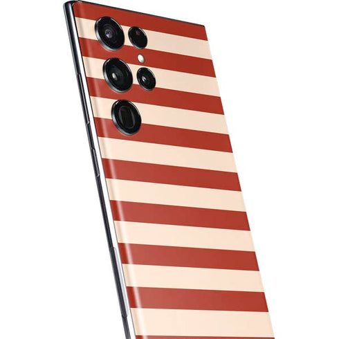 Neutral Stripes Galaxy S22 Ultra Skin