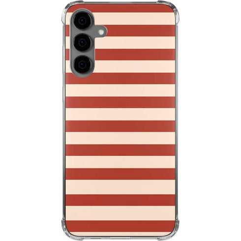 Neutral Stripes Galaxy S24 Plus Clear Case