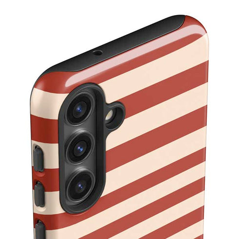 Neutral Stripes Galaxy S24 Plus Impact Case