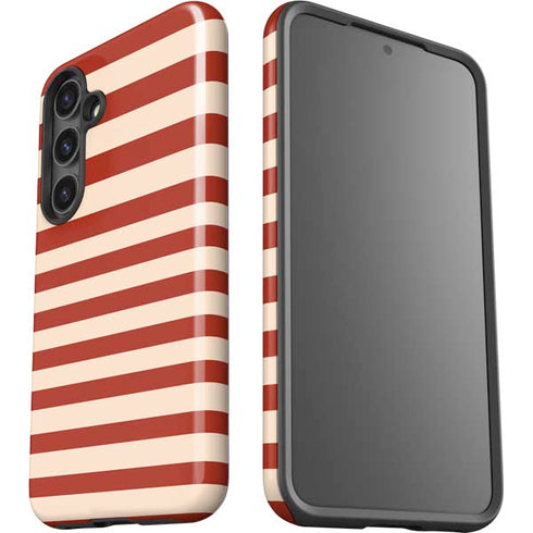 Neutral Stripes Galaxy S24 Plus Impact Case
