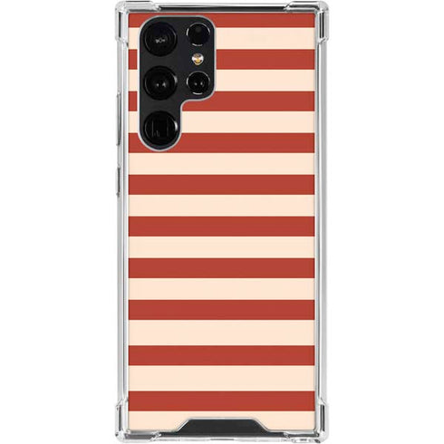 Neutral Stripes Galaxy S24 Ultra Clear Case