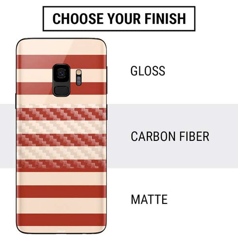 Neutral Stripes Galaxy S9 Skin