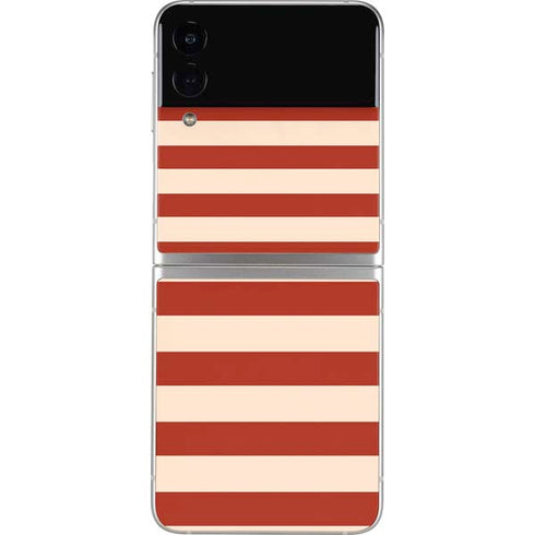 Neutral Stripes Galaxy Z Flip4 5G Skin