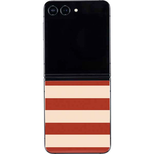 Neutral Stripes Galaxy Z Flip5 5G Skin
