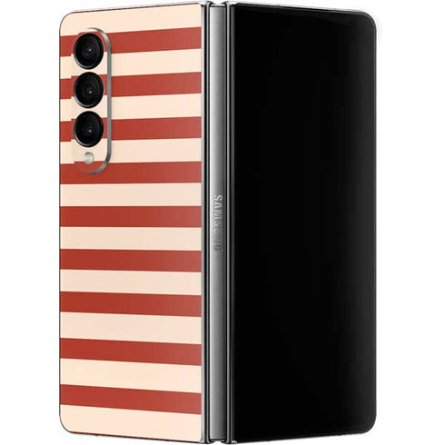 Neutral Stripes Galaxy Z Fold4 5G Skin