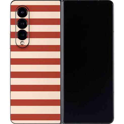Neutral Stripes Galaxy Z Fold4 5G Skin