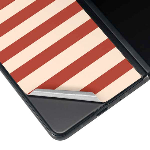 Neutral Stripes Galaxy Z Fold4 5G Skin