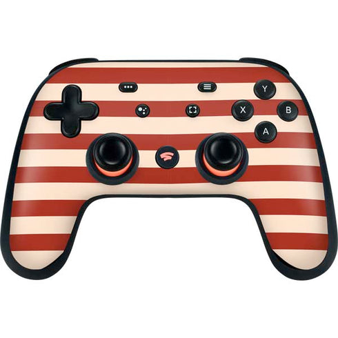 Neutral Stripes Google Stadia Controller Skin