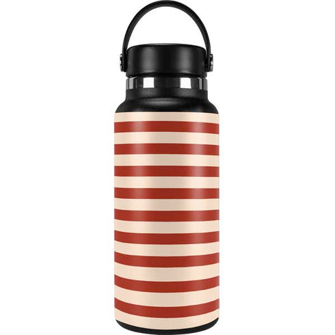 Neutral Stripes Hydro Flask 32oz Wide Mouth Skin