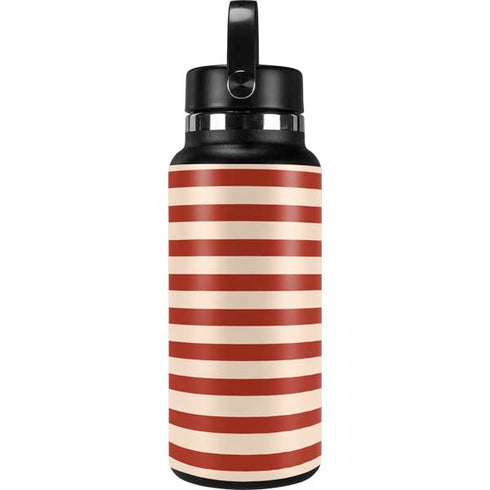 Neutral Stripes Hydro Flask 32oz Wide Mouth Skin