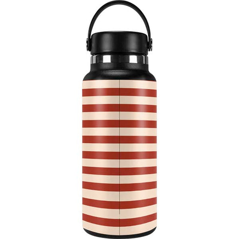 Neutral Stripes Hydro Flask 32oz Wide Mouth Skin