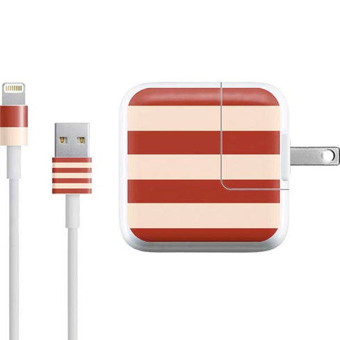 Neutral Stripes iPad Charger (10W USB) Skin