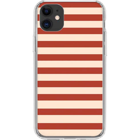 Neutral Stripes iPhone 11 Clear Case