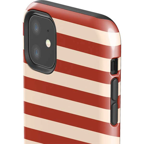 Neutral Stripes iPhone 11 Impact Case