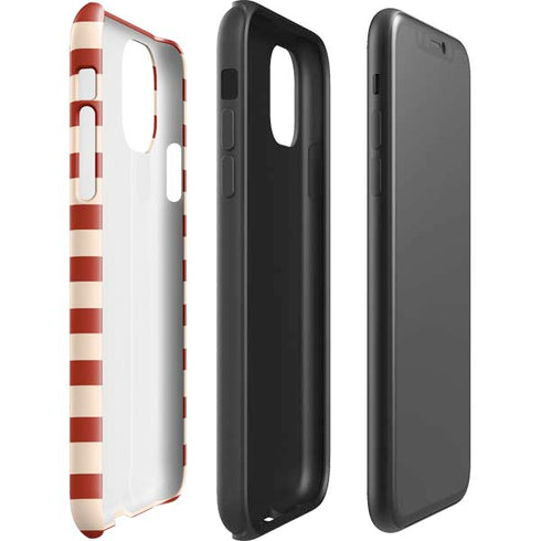 Neutral Stripes iPhone 11 Pro Max Impact Case