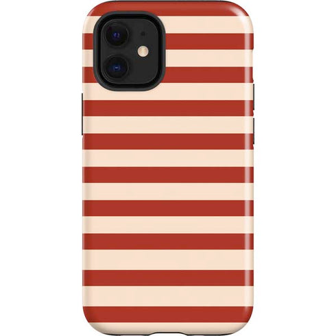 Neutral Stripes iPhone 12 Mini Impact Case