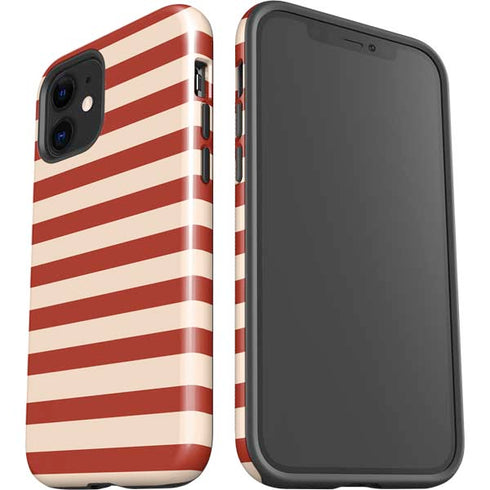 Neutral Stripes iPhone 12 Mini Impact Case