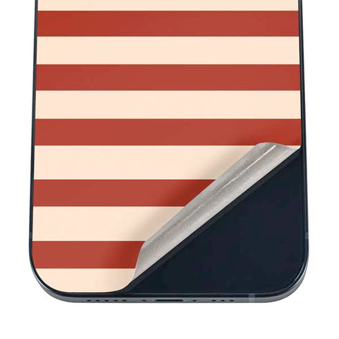 Neutral Stripes iPhone 12 Mini Skin