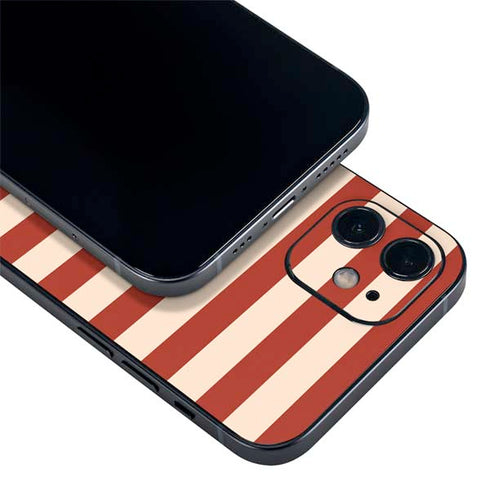 Neutral Stripes iPhone 12 Mini Skin
