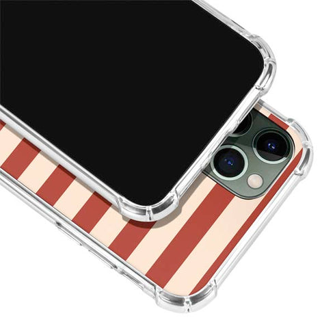 Neutral Stripes iPhone 12 Pro Clear Case