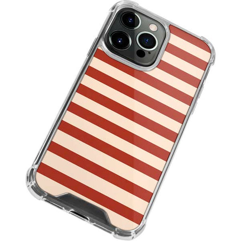 Neutral Stripes iPhone 13 Pro Max Clear Case
