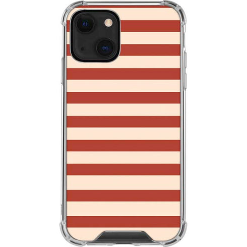 Neutral Stripes iPhone 14 Clear Case