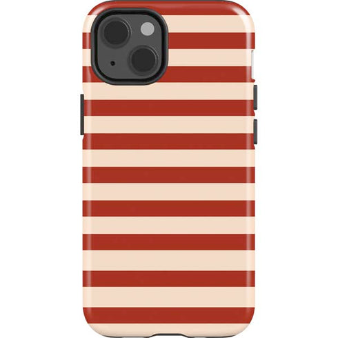 Neutral Stripes iPhone 15 Impact Case