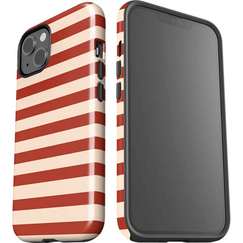 Neutral Stripes iPhone 14 Impact Case