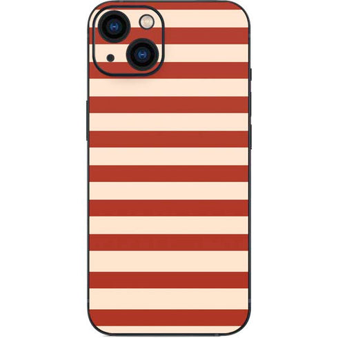 Neutral Stripes iPhone 14 Plus Skin