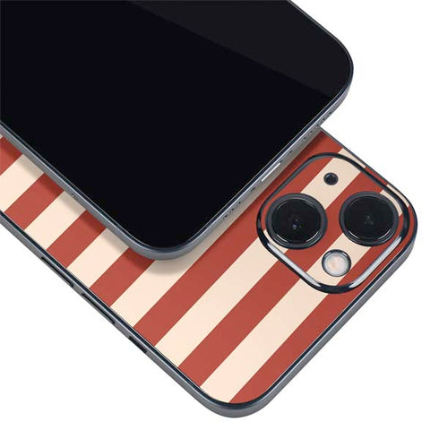 Neutral Stripes iPhone 15 Plus Skin