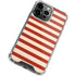 Neutral Stripes iPhone 14 Pro Clear Case
