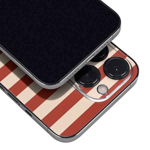 Neutral Stripes iPhone 15 Pro Skin
