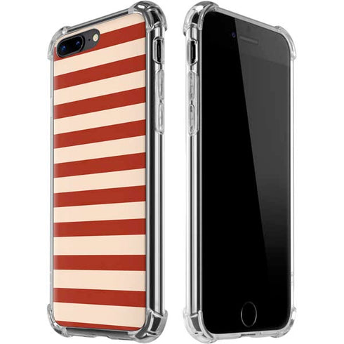 Neutral Stripes iPhone 7/8 Plus Clear Case