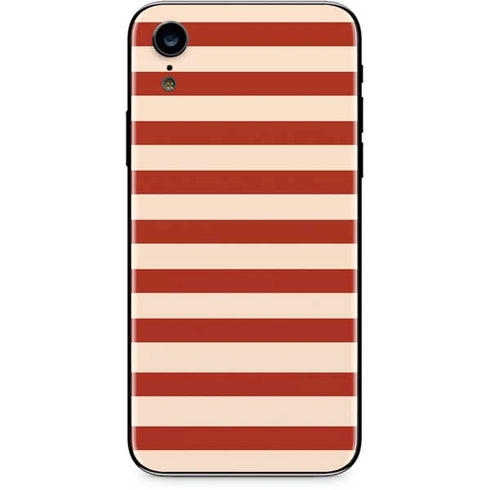 Neutral Stripes iPhone XR Skin