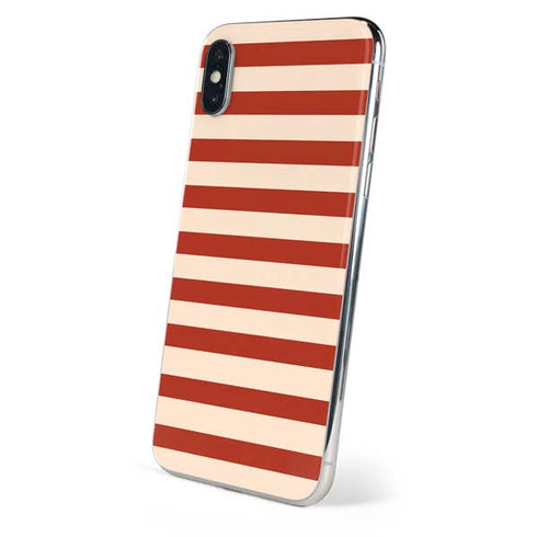 Neutral Stripes iPhone XS Skin